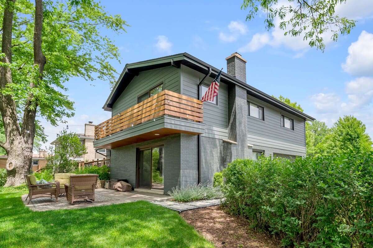 Angled Porch Arlington Heights Balcony Remodel Naperville