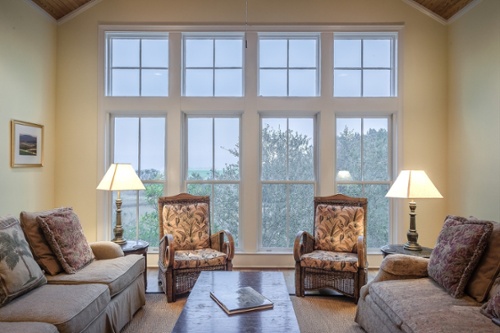 Living Room Naperville Couches and Large Windows