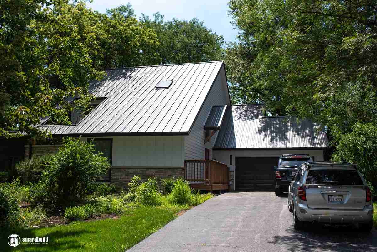 james hardie siding and angular roof in naperville chicago